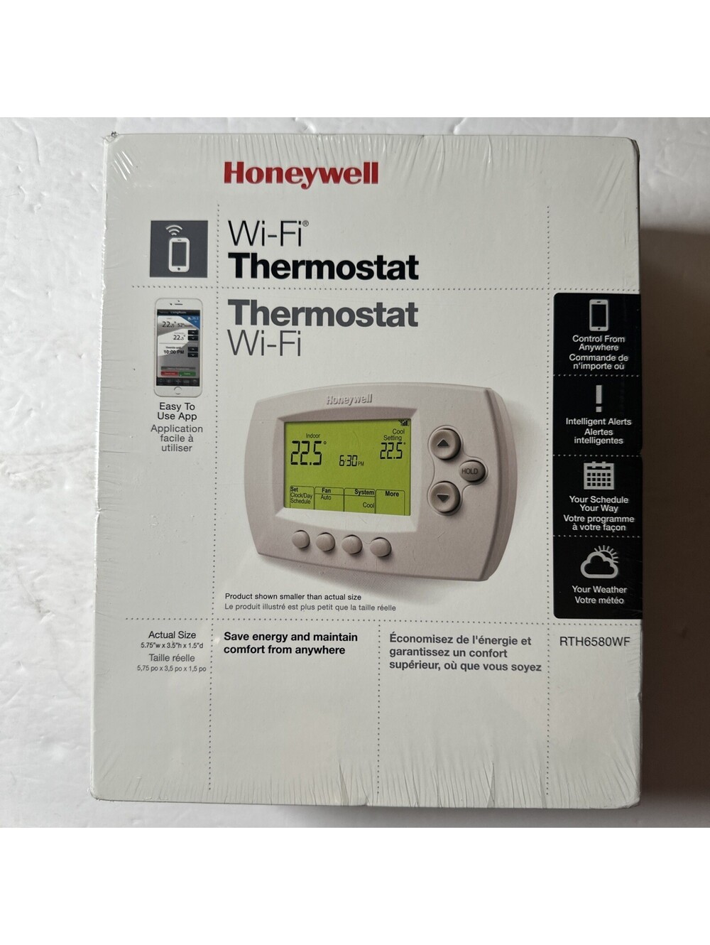 Honeywell 7-Day Programmable Smart Thermostat with Wi-Fi Remote Access New